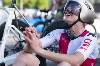 La joie de Celine van Till KEYSTONE/TIL BUERGY